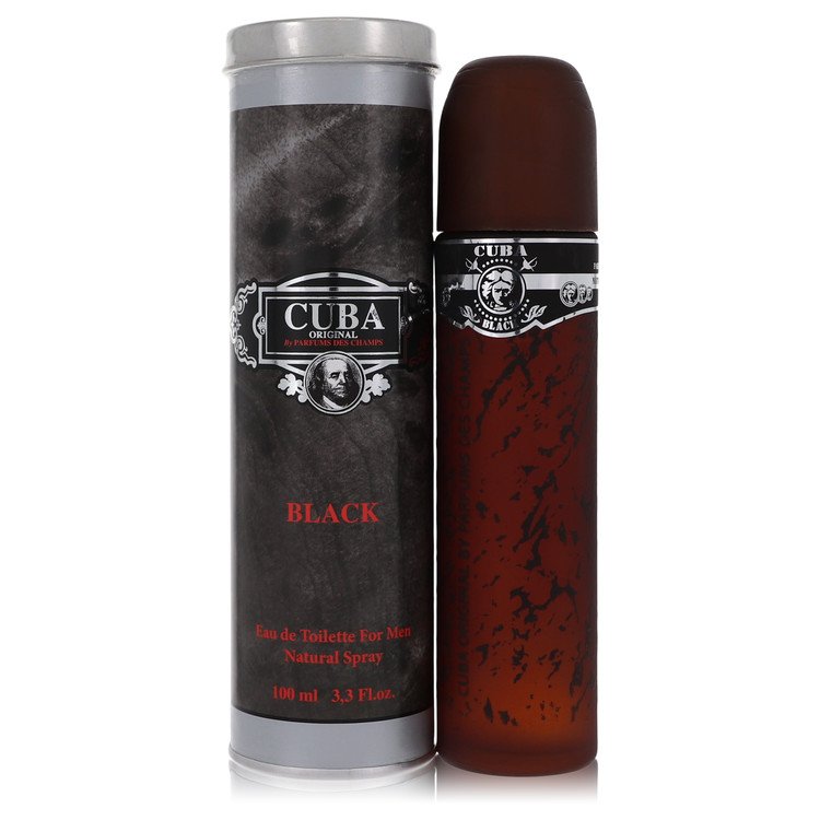 CUBA Black Cologne by Fragluxe Eau De Toilette Spray 3.4 oz for Men - Authentic Fragrance - Discount Men Perfume or Cologne Fragrance